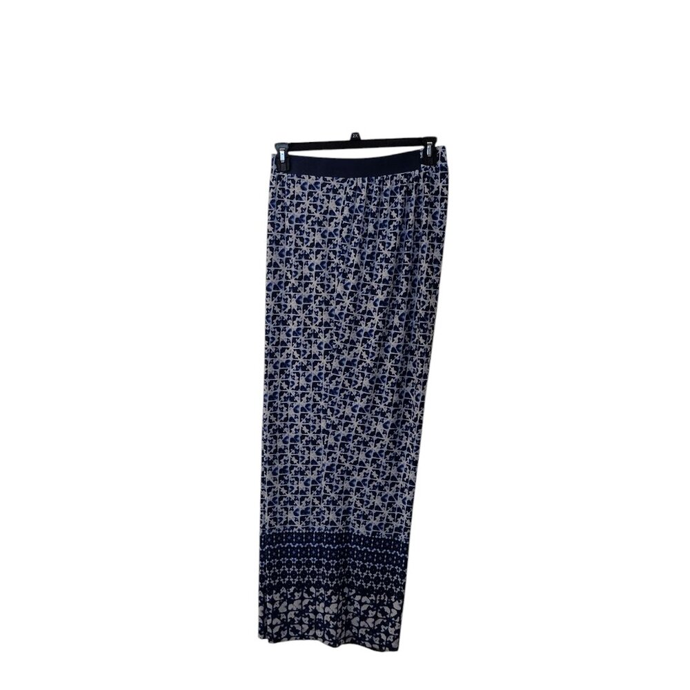 Ruby Rd. Wide leg Pants, Size 2X, Blue and White
